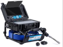 3499F Camera Ø 23mm with 10'' LCD Screen + Built-in both 512Hz Sonde SL - 30m - Ø 5,2mm cable - BLUE