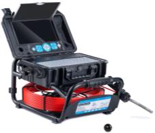 [0512TVB3499FB1014512] 3499F10 Camera Ø 14mm with 10'' LCD Screen + Built-in both 512Hz Sonde - 30m - Ø 4,8mm cable